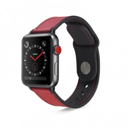 Correa de Cuero Paste TPU para Apple Watch 6,SE,5 y 4 44mm