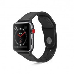 Correa de Cuero Paste TPU para Apple Watch 6,SE,5 y 4 44mm