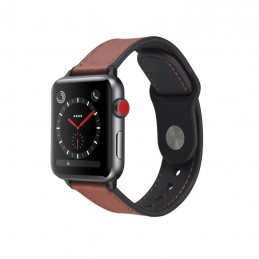 Correa de Cuero Paste TPU para Apple Watch 6,SE,5 y 4 44mm