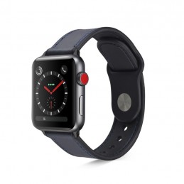Correa de Cuero Paste TPU para Apple Watch 6,SE,5 y 4 44mm