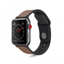 Correa de Cuero Paste TPU para Apple Watch 6,SE,5 y 4 44mm