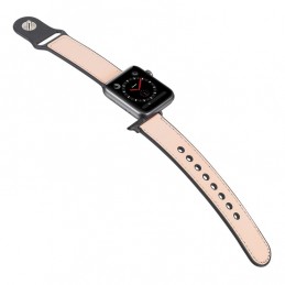 Correa de Cuero Paste TPU para Apple Watch 6,SE,5 y 4 44mm