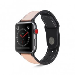 Correa de Cuero Paste TPU para Apple Watch 6,SE,5 y 4 44mm