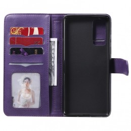 Funda de Piel Tipo Libro Samsung Galaxy S20 FE 5G con Soporte