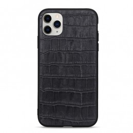 Funda Gernuina de Piel Textura Cocodrilo para iPhone 12 mini