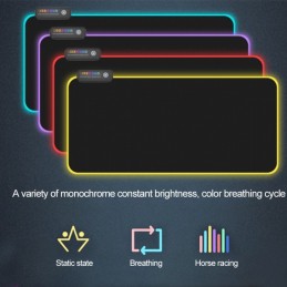 Alfombrilla Gaming Retroiluminada LED RGB