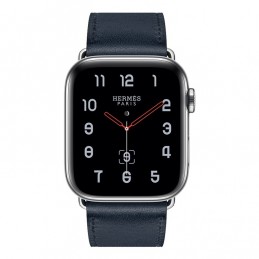 Correa de cuero de repuesto para Apple Watch 6, SE, 5, 4 40 mm 3, 2, 1 38 mm color azul oscuro