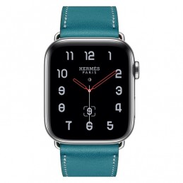Correa de cuero de repuesto para Apple Watch 6, SE, 5, 4 40 mm 3, 2, 1 38 mm color azul