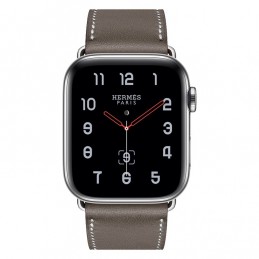 Correa de cuero de repuesto para Apple Watch 6, SE, 5, 4 40 mm 3, 2, 1 38 mm color gris