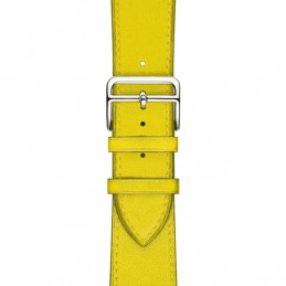 Correa de cuero de repuesto para Apple Watch 6, SE, 5, 4 40 mm 3, 2, 1 38 mm color amarillo