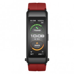 Smartband Huawei Honor Band B6 Pulsera Inteligente en Versión Sport Color Rojo