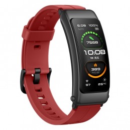 Smartband Huawei Honor Band B6 Pulsera Inteligente en Versión Sport Color Rojo