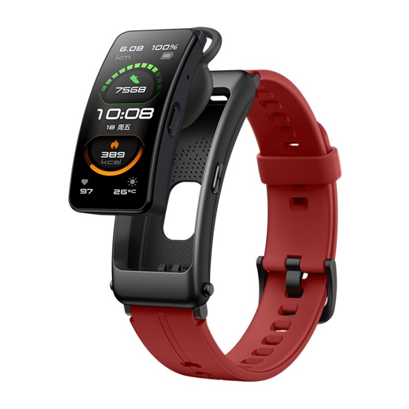 Smartband Huawei Honor Band B6 Pulsera Inteligente en Versión Sport Color Rojo