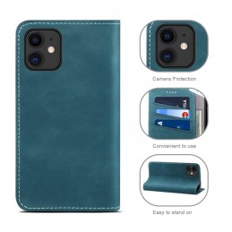 Funda elegante de piel tipo libro para iPhone 12 Pro Max
