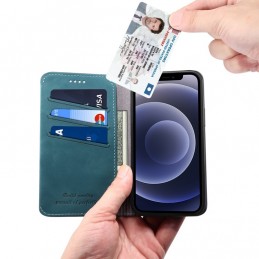 Funda elegante de piel tipo libro para iPhone 12 Pro Max