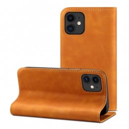 Funda elegante de piel tipo libro para iPhone 12 / 12 Pro