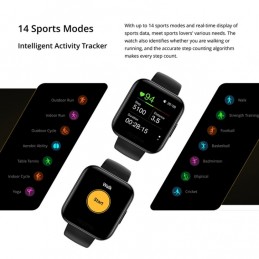 Smartwatch Realme Watch 1 con Pulsometro Deportivo IP68