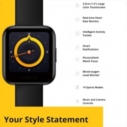 Smartwatch Realme Watch 1 con Pulsometro Deportivo IP68
