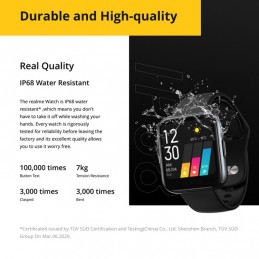 Smartwatch Realme Watch 1 con Pulsometro Deportivo IP68