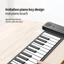 Piano Principiantes Enrollable Plegable 61 Teclas