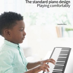 Piano Principiantes Enrollable Plegable 61 Teclas