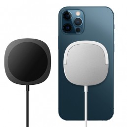Cargador iphone magsafe Cargador inalámbrico magnético ultrafino MagSafe de 15 W