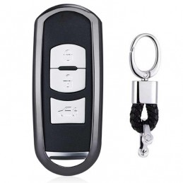 Funda llave de Silicona con Llavero para coche Mazda 3, CX-8, CX-5, CX-4