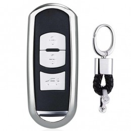 Funda llave de Silicona con Llavero para coche Mazda 3, CX-8, CX-5, CX-4