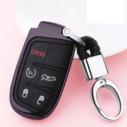 Funda llave de Silicona con Llavero para Jeep Compass, Cherokee, Renegade, Grand Cherokee