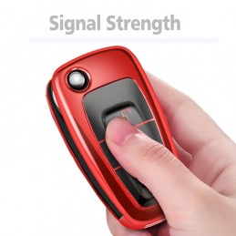 Funda llave de Silicona con Llavero para Ford FOCUS, KUGA