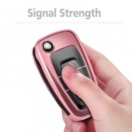 Funda llave de Silicona con Llavero para Ford FOCUS, KUGA