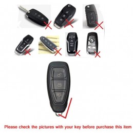Funda llave de Silicona con Llavero para Ford FOCUS, KUGA