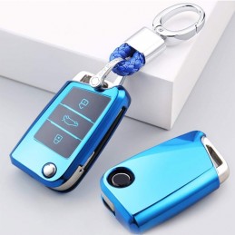 Funda VW para llaves con llavero para Golf,Tiguan,Touran,T-ROC,T-Cross