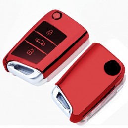 Funda VW para llaves con llavero para Golf,Tiguan,Touran,T-ROC,T-Cross