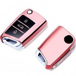 Funda VW para llaves con llavero para Golf,Tiguan,Touran,T-ROC,T-Cross