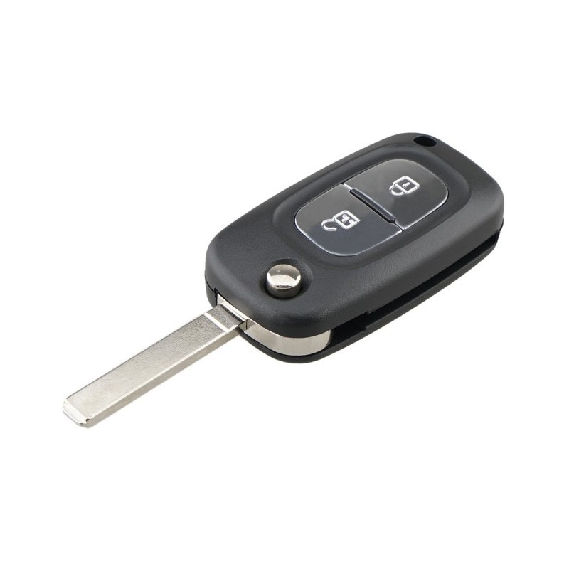 Carcasa Llave 2 Botones para Para RENAULT Clio Megane Kangoo Modus