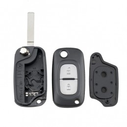 Carcasa Llave 2 Botones para Para RENAULT Clio Megane Kangoo Modus