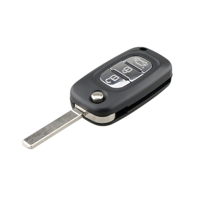 Carcasa Llave 3 Botones para Para RENAULT Clio Megane Kangoo Modus