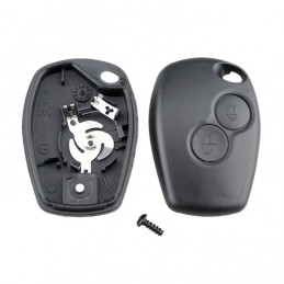 Carcasa Llave 2 Botones Enchufe 206 para Dacia Renault Clio Kangoo Modus Twingo