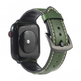 Correa de Piel Genuino para Apple Watch de 44mm y 3, 2, 1 de 42mm