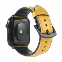 Correa de Piel Genuino para Apple Watch de 44mm y 3, 2, 1 de 42mm