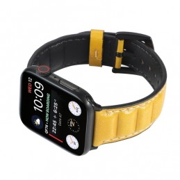Correa de Piel Genuino para Apple Watch de 44mm y 3, 2, 1 de 42mm