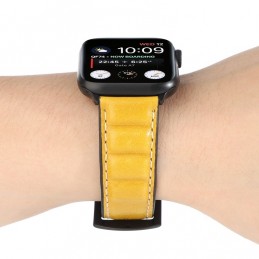 Correa de Piel Genuino para Apple Watch de 44mm y 3, 2, 1 de 42mm