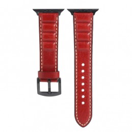 Correa de Piel Genuino para Apple Watch de 44mm y 3, 2, 1 de 42mm