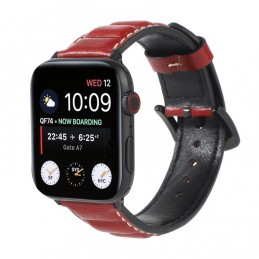 Correa de Piel Genuino para Apple Watch de 44mm y 3, 2, 1 de 42mm