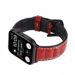 Correa de Piel Genuino para Apple Watch de 44mm y 3, 2, 1 de 42mm