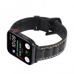 Correa de Piel Genuino para Apple Watch de 44mm y 3, 2, 1 de 42mm