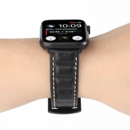 Correa de Piel Genuino para Apple Watch de 44mm y 3, 2, 1 de 42mm