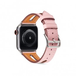 Correa de piel para apple watch mujer compatible 6,SE,5,4 40mm y 3,2,1 38mm