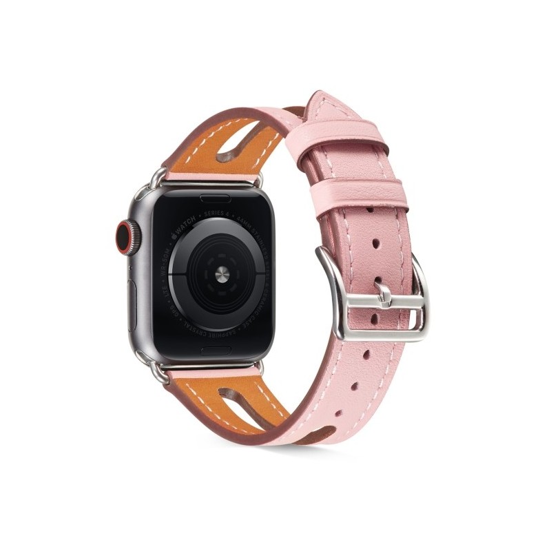 Correa de piel para apple watch mujer compatible 6,SE,5,4 40mm y 3,2,1 38mm